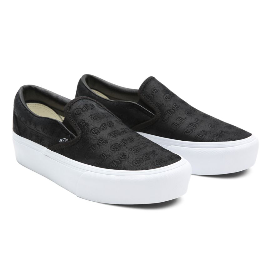 Vans Deboss OTW Classiche Slip-On Plateforme Noir | VN469J5CC33