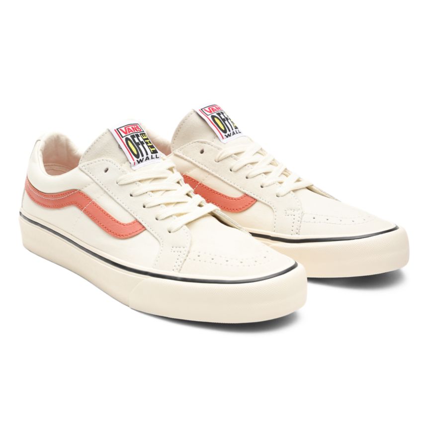 Vans SK8-Low Reissue SF Blanche | VN074T7RW46